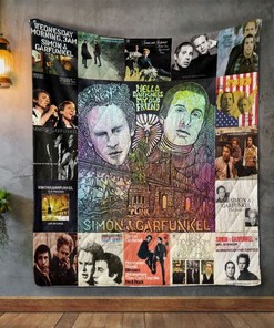 Simon & Garfunkel Style 2 Classic Music Inspired Quilt Bedding Set