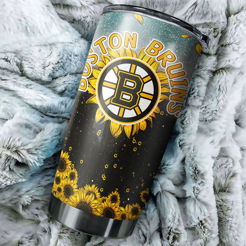 Sip in Style with This Sunflower Boston Bruins NHL Tumbler - Image 2