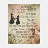 Sister Inspiration Quilt Bedding Set: Never Forget that You are Brave, Strong, and Smart Fleece Blanket
