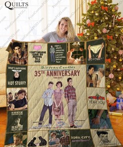 Sixteen Candles 35th Anniversary Quilts - Vintage Blanket for Movie Lovers