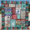 Ski Lovers Quilt Bedding Set - Hit the Slopes in Style and Comfort