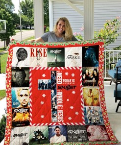 Skillet's Hottest Hits Quilt Blanket