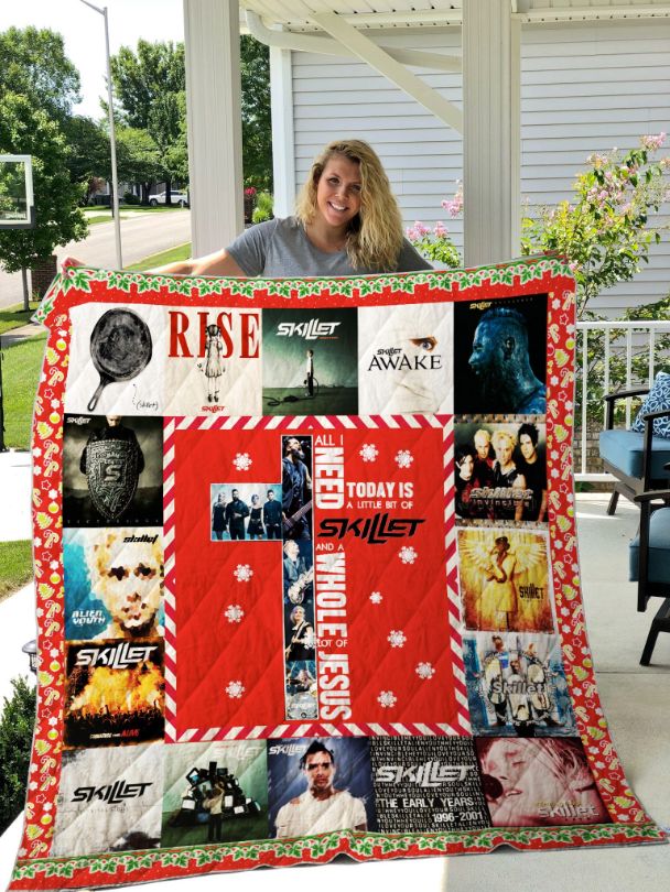 Skillet's Hottest Hits Quilt Blanket