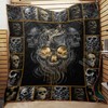 Skull Lover Premium Quilted Blanket - Perfect for Fans