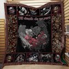 Skull Till Death Do Us Part Quilted Bedding Set - For Rock and Gothic Lovers