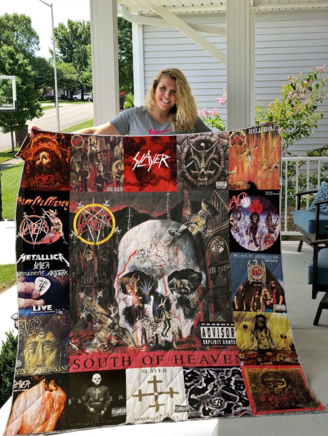 Slayer Albums Ver 17 Quilt Bedding Set for Heavy Metal Lovers