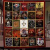 Slayer Ozzy Osbourne Collection Quilt Blanket, Ideal for Metal Fans