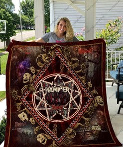 Slipknot Band Hammer Quilt Blanket - Personalized Metal Gifts
