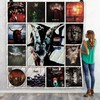 Slipknot Quilt Blanket 02 with Band Members for Music Lovers