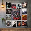 Slipknot Style 2 Album Covers Quilt Blanket with Quotes - Music Inspired Bedding
