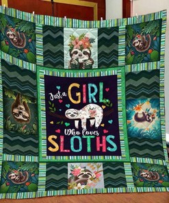 Sloth Lover Customized Quilt Blanket - Ideal for Sloth Fans