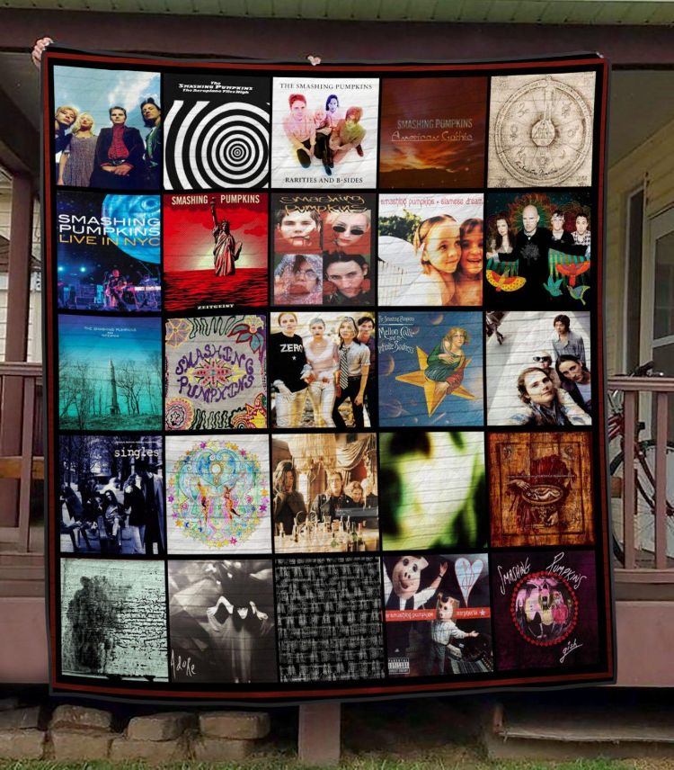 Smashing Pumpkins Quilt Blanket for Alternative Rock Fans