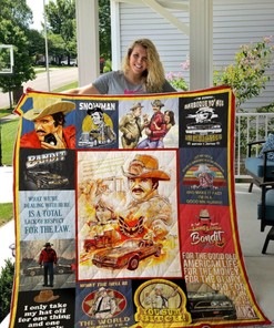 Smokey And The Bandit Quilt Bedding Set - Go on a wild ride with this Smokey And The Bandit quilt bedding set