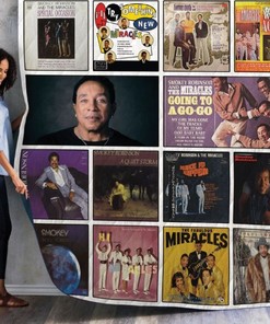 Smokey Robinson Quilt Blanket 01 - Celebrate the Life and Music of the Legendary Singer