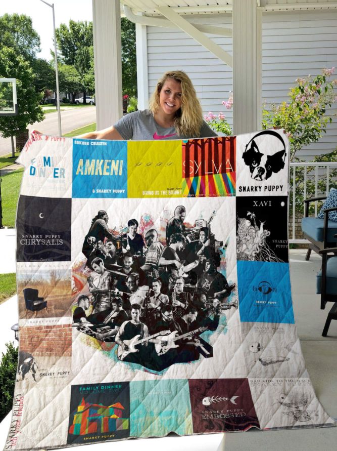 Snarky Puppy Collection Ver17 Quilt Bedding Set for Jazz Fusion Fans