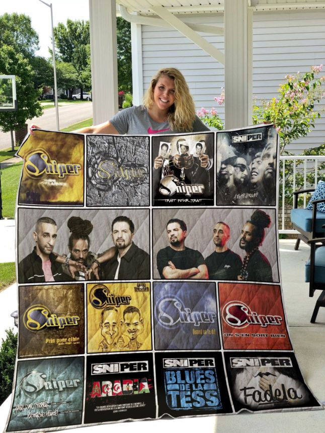 Sniper Quilt Blanket - Perfect Gift for Military and Hunting Enthusiasts
