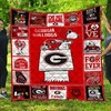 Snoopy Georgia Bulldogs Ncaa Quilt Bedding Set for Young Fans