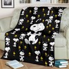 Snoopy & Woodstock Friendship Fleece Throw Blanket Gift