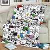 Snoopy Woodstock Peanuts Sofa Throw Blanket Gift