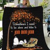 Snoopy and Jon Bon Jovi Quilt Blanket - For Music Lovers Only