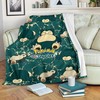 Snorlax Pokemon Fleece Blanket - Ideal for Pokemon Fans