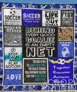 Soccer I Can Do All Things Through Christ Who Strengthens Me Bedding Set Great Customized Gifts