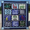 Soccer I'm A Beauty In The Streets And A Beast In My Cleats Quilt Bed Set Great Customized Quilt Gifts For Birthday