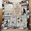 Soccer Isn't Just A Sport It's My Life Quilt Blanket Great Customized Quilt Gifts For Birthday Christmas Thanksgiving