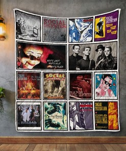 Social Distortion Album Covers Quilt Blanket with Quilt Bedding Set Vintage