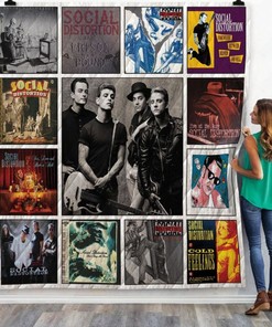 Social Distortion Albums Quilt Bedding Set 01 - Ideal for Fans of Punk Rock Music
