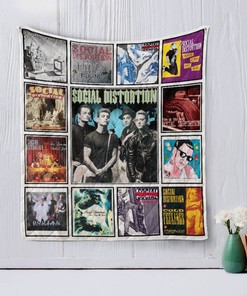 Social Distortion Quilt Blanket - Show off your love for Social Distortion with this stylish quilt blanket