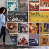 Soft Machine Live Albums Quilt Blanket 01, Ideal for Progressive Rock Fans