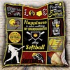 Softball Grandma Quilt Bedding Set