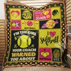 Softball Hair Don't Care Bedding Set