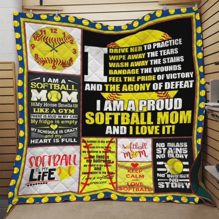 Softball Mom Bed Set
