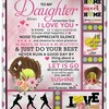 Softball To My Daughter Just Do Your Best Quilt Bedding Set