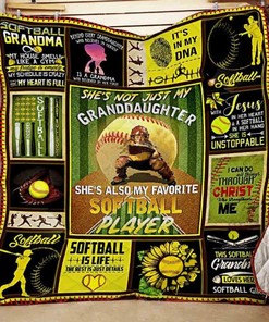 Softball and Granddaughter: A Love for the Game and Bedding Set