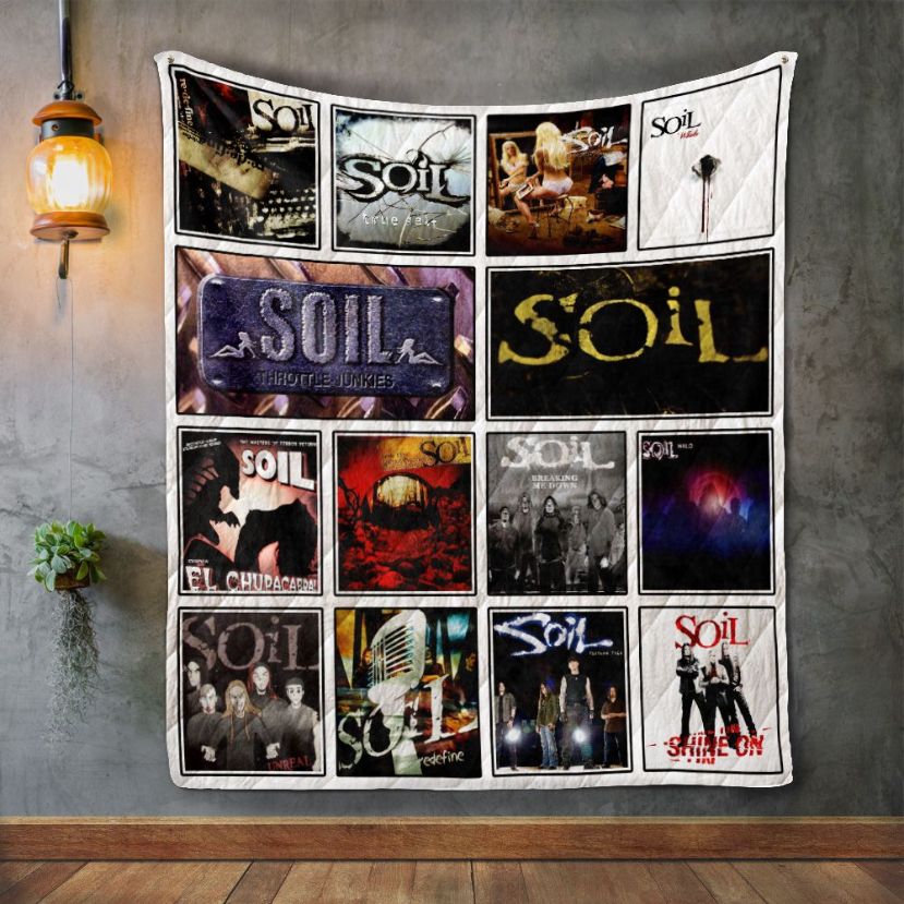 Soil Album Covers Quilt Bedding Set for Music Lovers