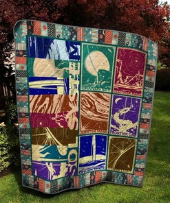 Solar System Quilt Blanket Great Customized Quilt Gifts - Explore the Universe with the Solar System Quilt Bedding Set