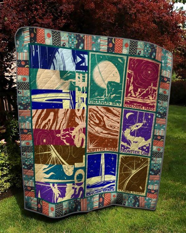 Solar System Quilt Blanket Great Customized Quilt Gifts - Explore the Universe with the Solar System Quilt Bedding Set