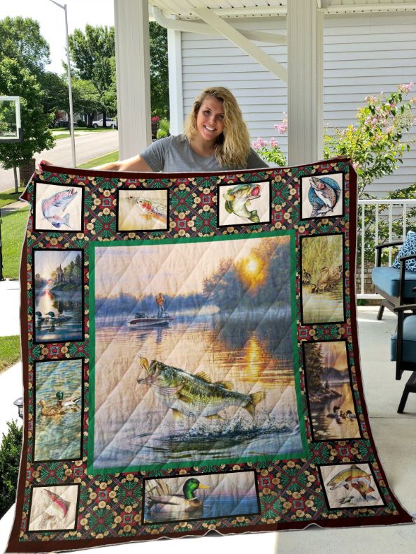 Some People Wait Their Whole Lives Fishing Bedding Set - For The Passionate Anglers
