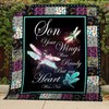Son Your Wings Were Ready But My Heart Was Not Dragonfly Bedding Set