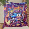 Sonic Mania Studio Zone Funny Movies Christmas Gifts Lover Quilt Blanket