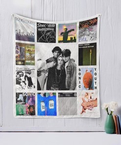 Sonic Youth Quilt Blanket - Show your love for Sonic Youth with this stylish and cozy quilt blanket.
