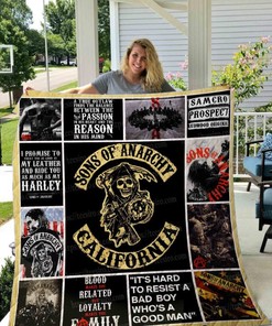 Sons of Anarchy Quilt Bedding Set - Perfect for Bikers