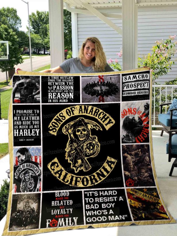 Sons of Anarchy Quilt Bedding Set - Perfect for Bikers