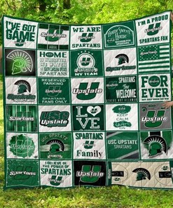 South Carolina Upstate Spartans NCAA Quilt Blanket - Comfortable and Cozy for Game Day