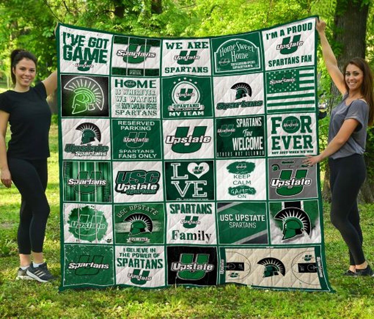 South Carolina Upstate Spartans NCAA Quilt Blanket - Comfortable and Cozy for Game Day