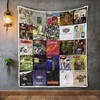 Space Album Covers Quilt Blanket for Music Enthusiasts