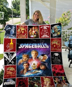 Spaceballs Collection Quilt Bedding Set with Quilt Blanket, Great Gifts for Fans